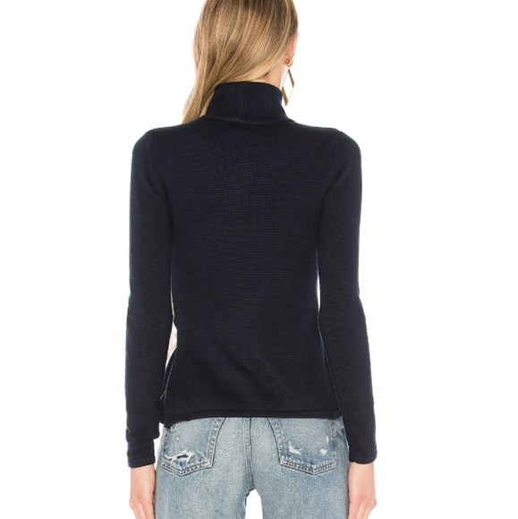 NWT LPA Sweater 507 Navy Tie Revolve Open Bows - Picture 4 of 4